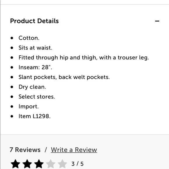 J CREW Cotton Navy Walk Pant - Picture 7 of 7